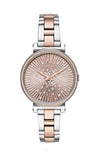 Michael Kors Sofie Quartz Rose Gold Dial Two Tone Steel Strap Watch For Women - MK3972