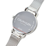 Calvin Klein Even White Dial Silver Mesh Bracelet Watch for Women - K7B23126