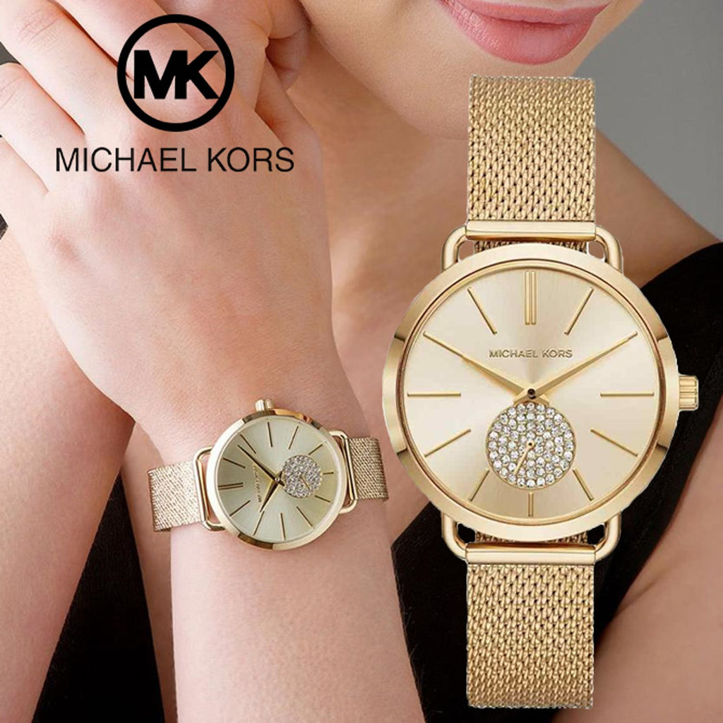 Michael Kors Women's Chronograph Ritz Two-Tone Stainless Steel Bracelet  Watch 37mm - Two | Hawthorn Mall