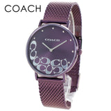 Coach Perry Purple Dial Purple Mesh Bracelet Watch for Women - 14503484