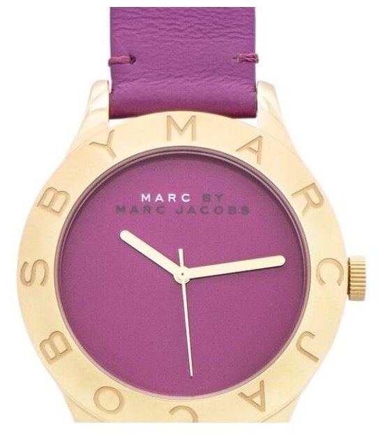 Marc Jacobs Blade Watch in Gold & Purple Marc Jacobs Women main image 3