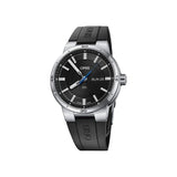 Oris TT1 Day Date Black Dial Black Rubber Strap Watch for Men - 0173577524154-0742406FC