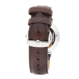 Daniel Wellington Classic Bristol Quartz White Dial Brown Leather Strap Watch For Men - DW00100023