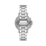 Michael Kors Maren Chronograph Silver Dial Silver Steel Strap Watch for Women - MK7495