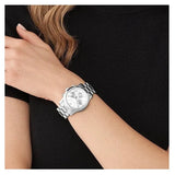 Michael Kors Runway Chronograph Silver Dial Silver Steel Strap Watch For Women - MK7325