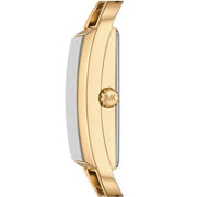 Michael Kors Empire Analog Gold Dial Gold Steel Strap Watch for Women - MK4840