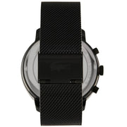 Lacoste Replay Black Dial Black Steel Strap Watch for Men - 2011194
