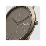 Calvin Klein Minimal Grey Dial Grey Mesh Bracelet Watch for Men - K3M517P4