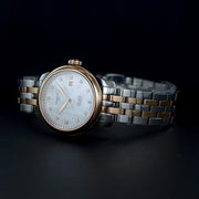 Tissot Le Locle Automatic Lady Mother of Pearl Dial Two Tone Steel Strap Watch For Women - T006.207.22.116.00