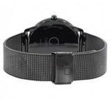 Calvin Klein Minimal Black Dial Black Mesh Bracelet Watch for Men - K3M514B1