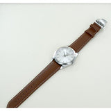 Tissot Gentleman Silver Dial Brown Leather Strap Watch For Men - T127.410.16.031.00