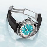 Breitling Superocean Automatic 44 Turquoise Dial Black Rubber Strap Watch for Men - A17376211L2S1