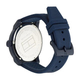 Tommy Hilfiger Denim Quartz Blue Dial Blue Rubber Strap Watch for Men - 1791322