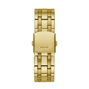 Guess Surge Chronograph Black Dial Gold Steel Strap Watch for Men - W1258G2