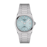 Tissot PRX Powermatic 80 Ice Blue Dial Silver Steel Strap Watch for Men - T137.207.11.351.00