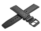 Tommy Hilfiger Jackson Quartz Blue Dial Black Leather Strap Watch for Men - 1791241