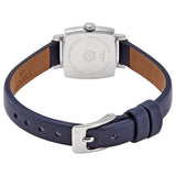 Tissot Lovely Square Silver Dial Jam Tangan Tali Kulit Biru Untuk Wanita - T058.109.16.031.00