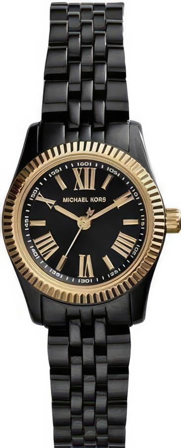Kors Lexington Michael Kors Uhr Damen Schwarzes Zifferblatt