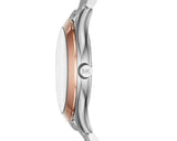 Michael Kors Mini Slim Runway Silver Dial Silver Steel Strap Watch for Women - MK3514