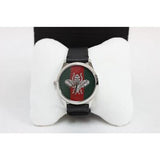 Gucci G Timeless Quartz Green & Red Dial Black Leather Strap Watch For Men - YA1264149