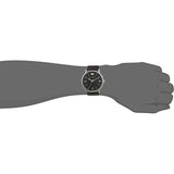 Emporio Armani Kappa Quartz Black Dial Brown Leather Strap Watch For Men - AR11153