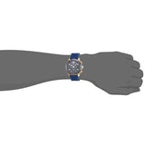 Guess Fleet Blue Dial Blue Rubber Strap Watch for Men - W0971G3