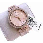 Michael Kors Darci Rose Gold Dial Two Tone Steel Strap Watch for Women - MK4327