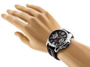 Tommy Hilfiger Decker Quartz Black Dial Black Rubber Strap Watch for Men - 1791473