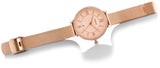 Fossil Jacqueline Quartz Rose Gold Dial Rose Gold Mesh Strap Watch for Women - ES4628