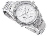 Fossil Stella Sport Multifunction Silver Dial Silver Steel Strap Watch for Women - ES5108