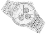 Michael Kors Camille Multifunction Crystals Silver Dial Silver Steel Strap Watch for Women - MK6957