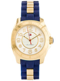 Tommy Hilfiger White Dial Two Tone Steel Strap Watch for Women - 1781307