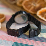 Hugo Boss Integrity Chronograph Black Dial Black Steel Strap Watch for Men - 1513780