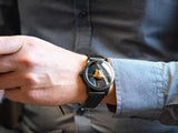 Versace Palazzo Empire Black Dial Black Steel Strap Watch for Men - VERD00518
