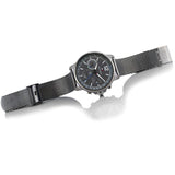 Tommy Hilfiger London Chronograph Grey Dial Grey Mesh Bracelet Watch for Men - 1791530