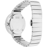 Movado Edge Silver Dial Silver Steel Strap Watch for Women - 3680012