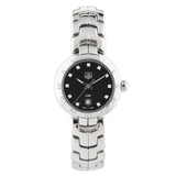 Tag Heuer Link Quartz Diamonds Black Dial Silver Steel Strap Watch for Women - WAT1410.BA0954