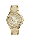 Michael Kors Camille Gold Dial Gold Steel Strap Watch for Women - MK5902