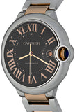 Cartier Ballon Bleu de Cartier Brown Dial Two Tone Steel Strap Watch for Men - W6920032