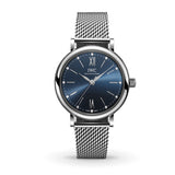 IWC Portofino Automatic Blue Dial Silver Mesh Bracelet Watch for Women - IW357404