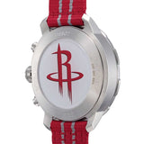 Tissot Quickster Chronograph NBA Houston Rockets Special Edition White Dial Two Tone NATO Strap Watch for Men - T095.417.17.037.12