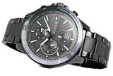 Tommy Hilfiger Bank Grey Dial Grey Steel Strap Watch for Men - 1791719