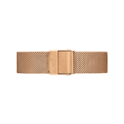 Daniel Wellington Petite Rose Gold Dial Rose Gold Mesh Bracelet Watch For Women - DW00100470