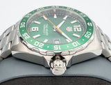 Tag Heuer Formula 1 Men’s Quartz Swiss Made Silver Stainless Steel Green Dial 43mm Watch WAZ1017.BA0842