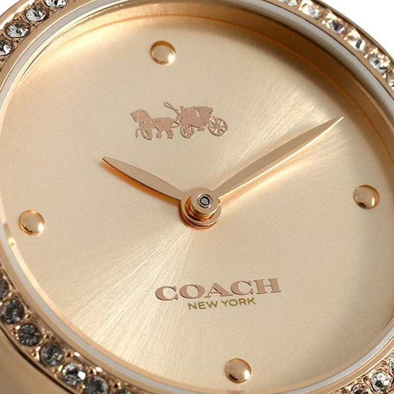 Coach Park Signature Rose Gold Dial Rose Gold Steel Strap Watch for Women - 14503172