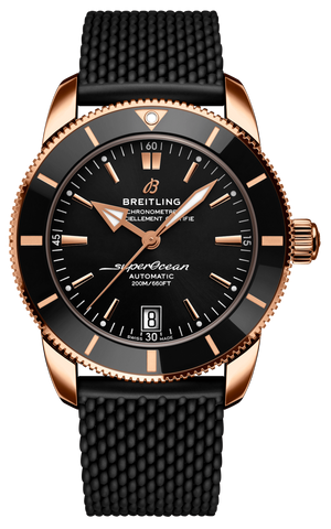 Breitling Superocean Heritage B20 Black Dial Black Mesh Bracelet Watch for Men - RB2010121B1S1