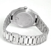 Tudor Style Automatic Black Dial Silver Steel Strap Watch for Men - M12710-0003