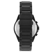 Armani Exchange Drexler Chronograph Black Dial Black Steel Strap Watch For Men - AX2639