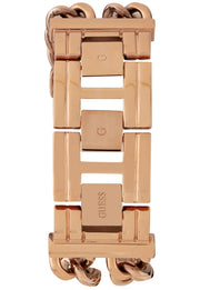 Guess Mod Heavy Metal Rose Gold Dial Rose Gold Steel Strap Watch For Women - W1117L3