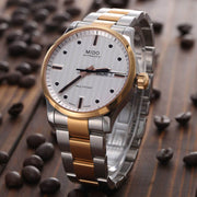 Mido Multifort Automatic Silver Dial Two Tone Steel Strap Watch For Men - M005.430.22.031.80